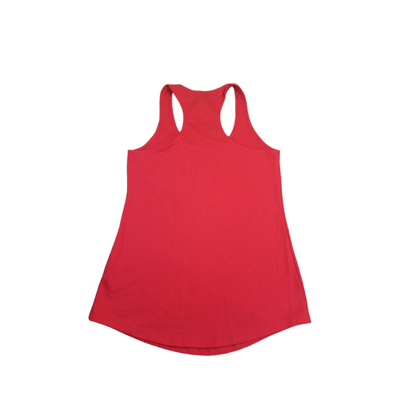 Lot of‎ 2 Small Racerback Tank Tops Sleeveless Shirts 1Red/ 1 White - Picture 2 of 11